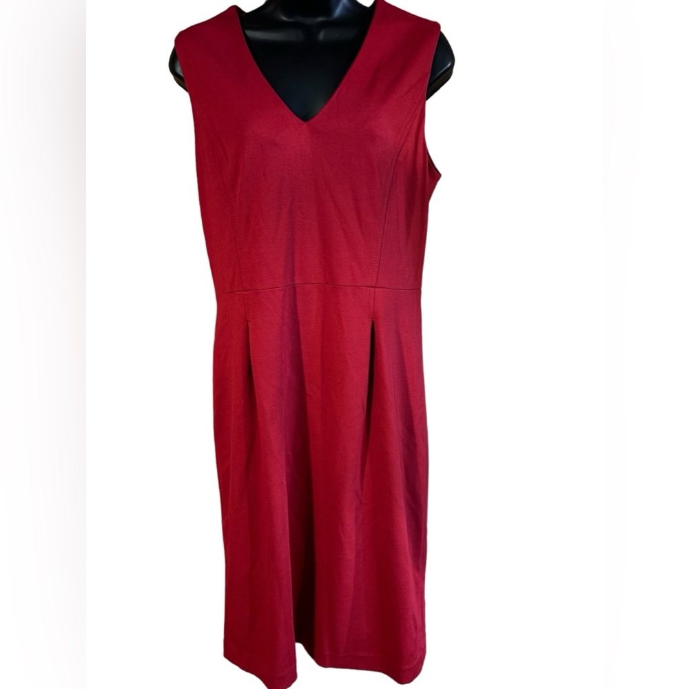 Banana Republic sleeveless red dress